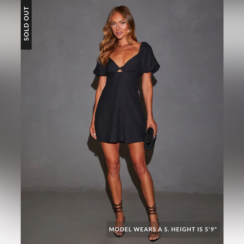 Vici Black Mini Dress
